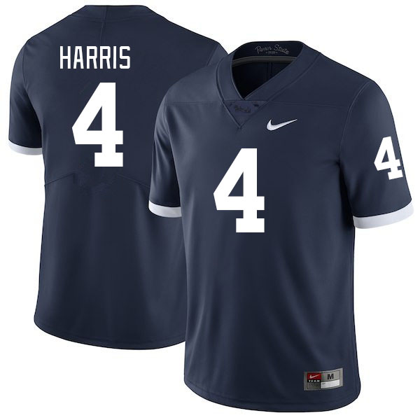 Men #4 A.J. Harris Penn State Nittany Lions College Football Jerseys Stitched-Retro